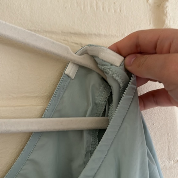 Olivaceous Tie Front Long Sleeve Smocked Crop Top - Picture 6 of 9